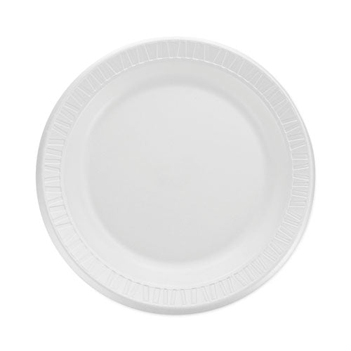 Quiet Classic Laminated Foam Dinnerware, Plate, 9", White, 125/pack, 4 Packs/carton