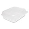 Staylock Clear Hinged Lid Containers, 7.8 X 8.3 X 3, Clear, Plastic, 125/bag, 2 Bags/carton