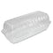 Showtime Clear Hinged Containers, Hoagie Container, 29.9 Oz, 5.1 X 9.9 X 3.5, Clear, Plastic, 100/bag 2 Bags/carton