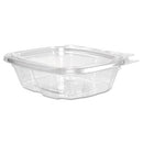 Clearpac Safeseal Tamper-resistant/evident Containers, Flat Lid, 8 Oz, 4.9 X 1.4 X 5.5, Clear, Plastic, 100/bag, 2 Bags/ct