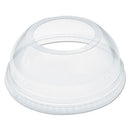 Open-top Dome Lid, Fits 16 Oz To 24 Oz Plastic Cups, Clear, 1.9" Dia Hole, 1,000/carton