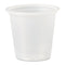 Polystyrene Portion Cups, 1.25 Oz, Translucent, 2,500/carton