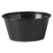 Polystyrene Portion Cups, 3.25 Oz, Black, 250/bag, 10 Bags/carton