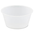 Polystyrene Portion Cups, 3.25 Oz, Translucent, 250/bag, 10 Bags/carton