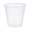 High-impact Polystyrene Cold Cups, 3.5 Oz, Translucent, 100 Cups/sleeve, 25 Sleeves/carton