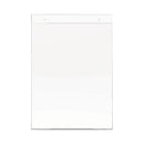 Classic Image Wall-mount Sign Holder, Portrait, 8.5 X 11, Clear