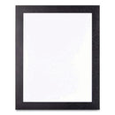 Self Adhesive Sign Holders, 10.5 X 13, Clear With Black Border, 2/pack