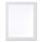 Self Adhesive Sign Holders, 10.5 X 13, Clear With White Border, 2/pack