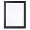 Self Adhesive Sign Holders, 13 X 19, Clear With Black Border, 2/pack