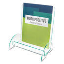 Euro-style Docuholder, Magazine Size, 9.81w X 6.31d X11h, Green Tinted