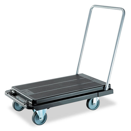 Heavy-duty Platform Cart, 300 Lb Capacity, 21 X 32.5 X 37.5, Black