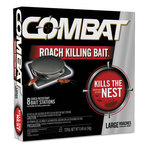 Source Kill Large Roach Killing System, Child-resistant Disc, 8/box