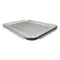 Aluminum Steam Table Lids, Fits Half-size Pan, 10.56 X 13 X 0.63, 100/carton