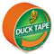 Colored Duct Tape, 3" Core, 1.88" X 15 Yds, Neon Orange