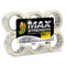 Max Packaging Tape, 3" Core, 1.88" X 54.6 Yds, Crystal Clear, 6/pack