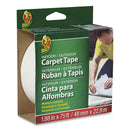 Carpet Tape, 3" Core, 1.88" X 75 Ft, White