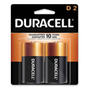 Coppertop Alkaline D Batteries, 2/pack