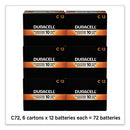 Coppertop Alkaline C Batteries, 72/carton