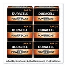 Power Boost Coppertop Alkaline Aaa Batteries, 144/carton