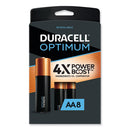 Optimum Alkaline Aa Batteries, 8/pack