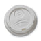 Drink-thru Lid, Fits 8oz Hot Drink Cups, Fits 8 Oz Cups, White, 1,000/carton