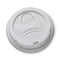 Sip-through Dome Hot Drink Lids, Fits 10 Oz Cups, White, 100/pack