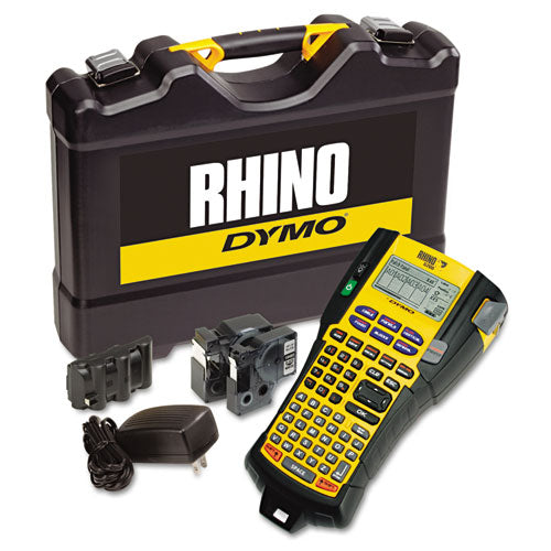 Rhino 5200 Industrial Label Maker Kit, 5 Lines, 4.9 X 9.2 X 2.5