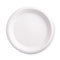 Renewable Sugarcane Plates, 9" Dia, Natural White, 50/packs