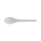 Plantware Compostable Cutlery, Spoon, 6", Pearl White, 50/pack, 20 Pack/carton