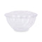 Renewable And Compostable Salad Bowls With Lids, 32 Oz, Clear, Plastic, 50/pack, 3 Packs/carton