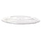 Salad Bowl Lids, Lids For 64 Oz Squat Salad Bowls, 9.5" Diameter, Clear, Plastic, 300/carton