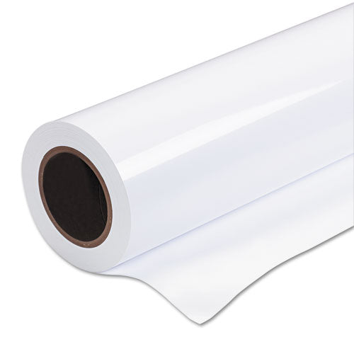 Premium Glossy Photo Paper Roll, 2" Core, 10 Mil, 24" X 100 Ft, Glossy White