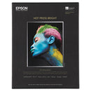 Hot Press Bright Fine Art Paper, 17 Mil, 8.5 X 11, Smooth Matte White, 25/pack