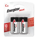 Max Alkaline C Batteries, 1.5 V, 2/pack