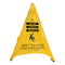 Pop Up Safety Cone, 3 X 2.5 X 20, Yellow