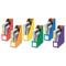 Extra-wide Cardboard Magazine File, 4.25 X 11.38 X 12.88, Assorted, 6/pack