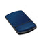Gel Mouse Pad With Wrist Rest, 6.25 X 10.12, Black/sapphire