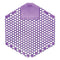 The Wave Urinal Deodorizer, Urinal Screens, Fabulous Scent, 58 G, Purple, 10/box, 6 Boxes/carton