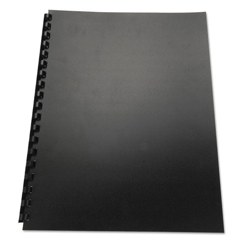 100% Recycled Poly Binding Cover, Black, 11 X 8.5, Unpunched, 25/pack