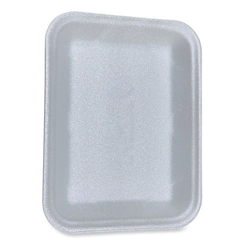 Meat Trays, #4d, 9.47 X 7.12 X 1.32, White, 500/carton