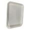 Meat Trays, #4s, 9.5 X 7.25 X 0.5, White, 500/carton