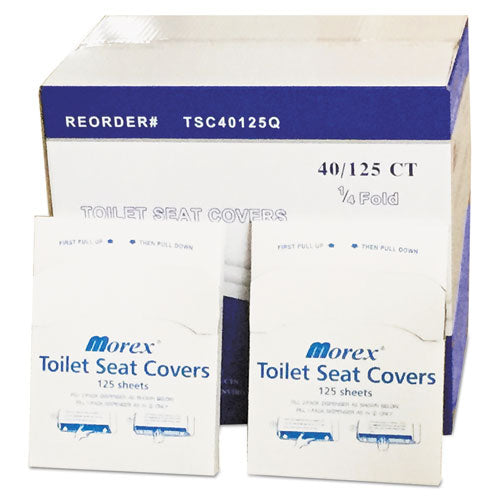 Quarter-fold Toilet Seat Covers, 14.17 X 16.73, White, 5,000/carton