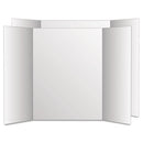 Two Cool Tri-fold Poster Board, 28 X 40, White/white, 12/carton