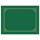 Certificate/document Cover, 12.5 X 9.75, Green, 6/pack