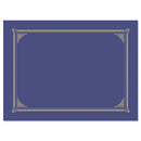 Certificate/document Cover, 12.5 X 9.75, Metallic Blue, 6/pack