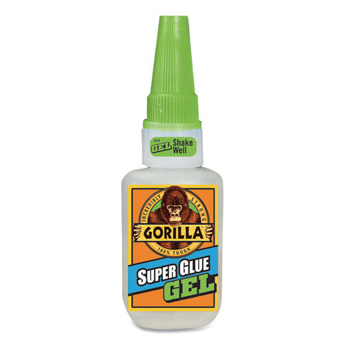 Super Glue Gel, 0.53 Oz, Dries Clear, 4/carton