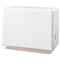 Space Saver Singlefold Towel Dispenser, Steel, 11.63 X 6.63 X 8.13, White