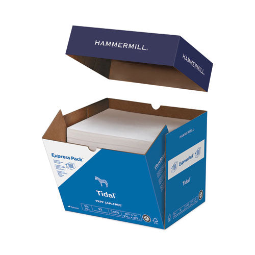 Tidal Print Paper Express Pack, 92 Bright, 20 Lb Bond Weight, 8.5 X 11, White, 2,500 Sheets/carton