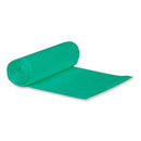 Eco Blend Max Can Liners, 60 Gal, 0.8 Mil, 38" X 58", Green, 20 Bags/roll, 5 Rolls/carton