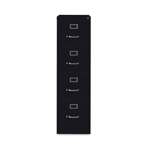 Vertical Letter File Cabinet, 4 Letter-size File Drawers, Black, 15 X 26.5 X 52